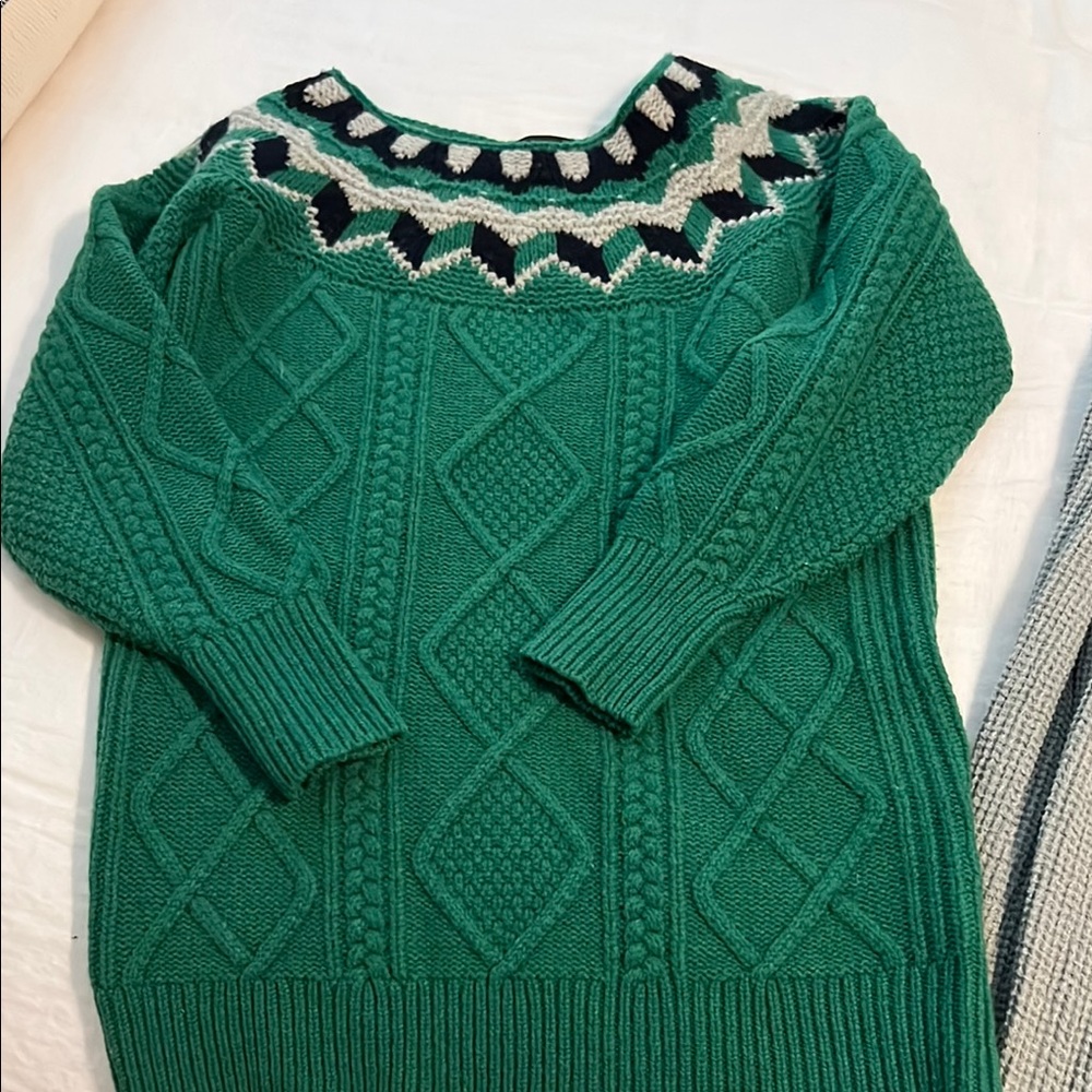 JCrew Collection cable knit sweater